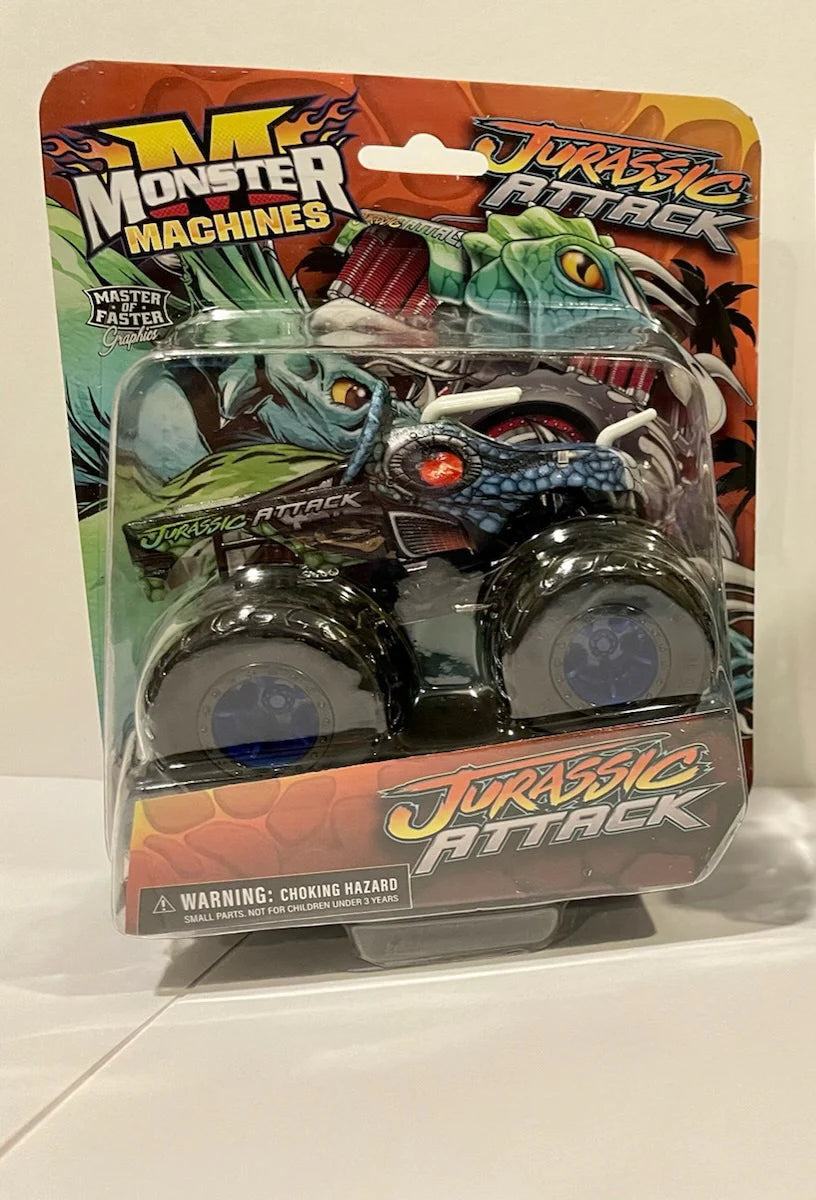 Jurassic Attack Monster Truck Toy 1:64